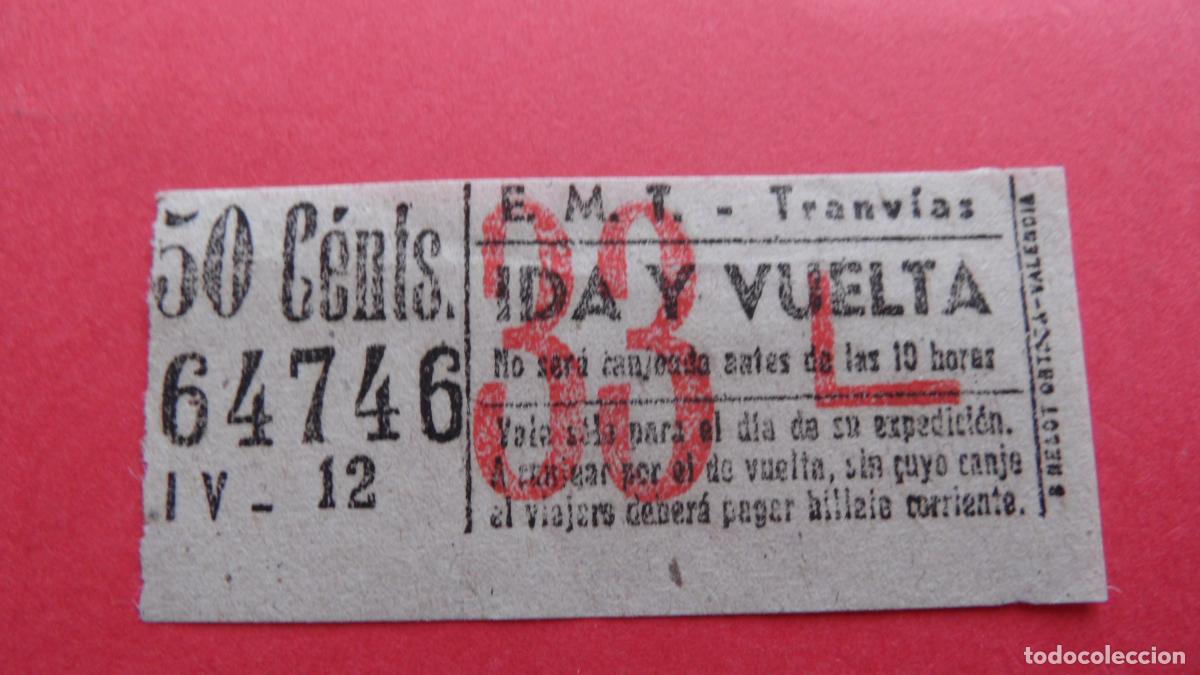 Collectionnisme Billets de transport: REF: TRMAD_EMT_TRAN - EMPRESA MUNICIPAL DE TRANSPORTE TRANV&Iacute;AS - MADRID - 64746 CAPICUA LEE INTERI