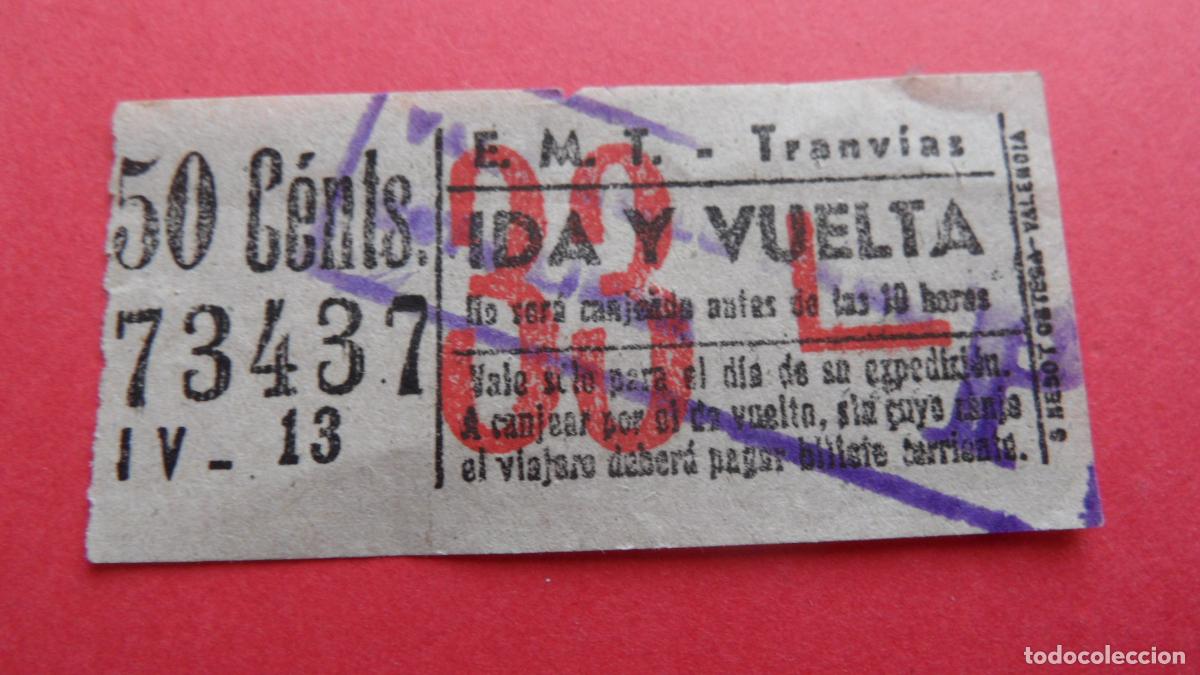 Collectionnisme Billets de transport: REF: TRMAD_EMT_TRAN - EMPRESA MUNICIPAL DE TRANSPORTE TRANV&Iacute;AS - MADRID - 73437 CAPICUA LEE INTERI
