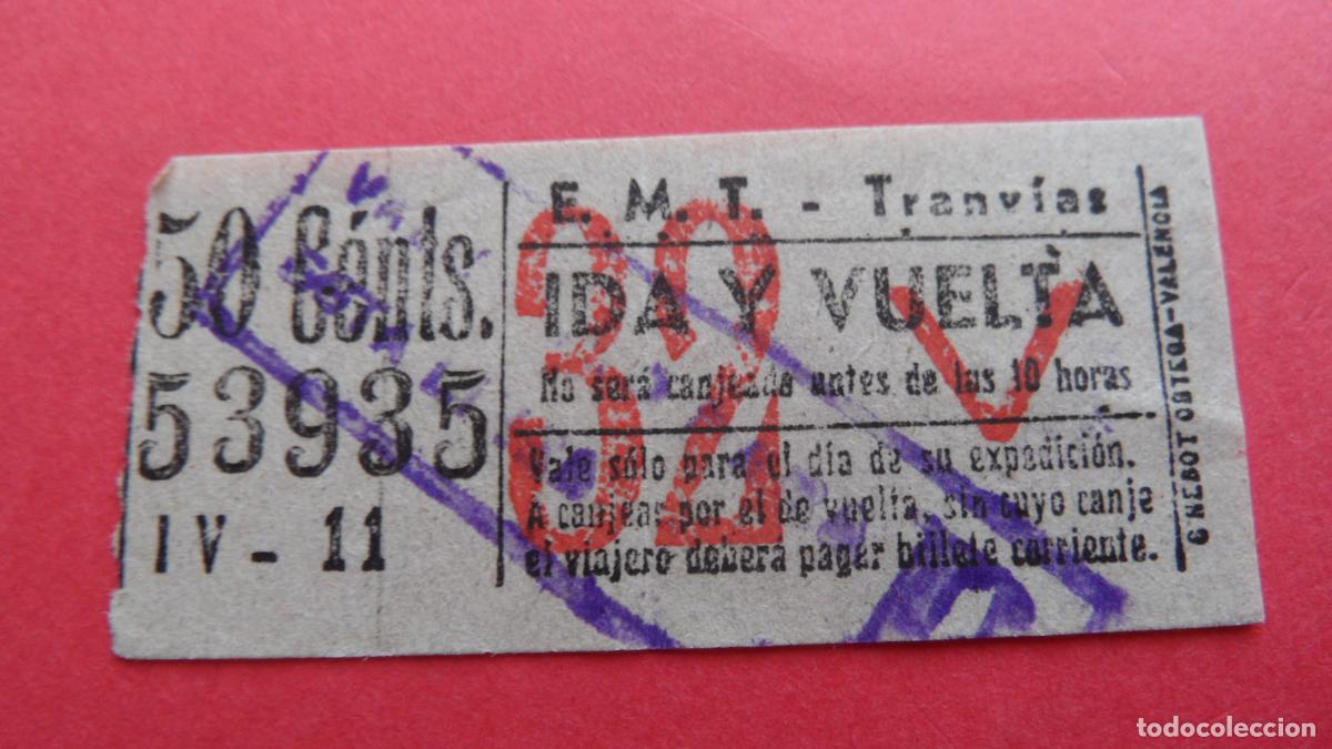 Collectionnisme Billets de transport: REF: TRMAD_EMT_TRAN - EMPRESA MUNICIPAL DE TRANSPORTE TRANV&Iacute;AS - MADRID - 53935 CAPICUA LEE INTERI