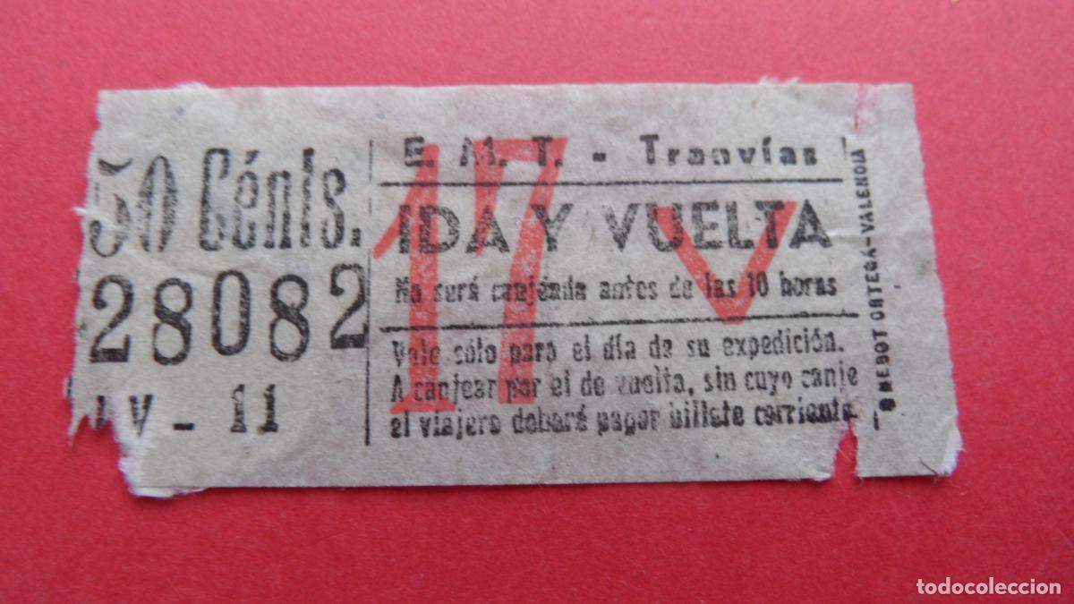 Collectionnisme Billets de transport: REF: TRMAD_EMT_TRAN - EMPRESA MUNICIPAL DE TRANSPORTE TRANV&Iacute;AS - MADRID - 28082 CAPICUA LEE INTERI