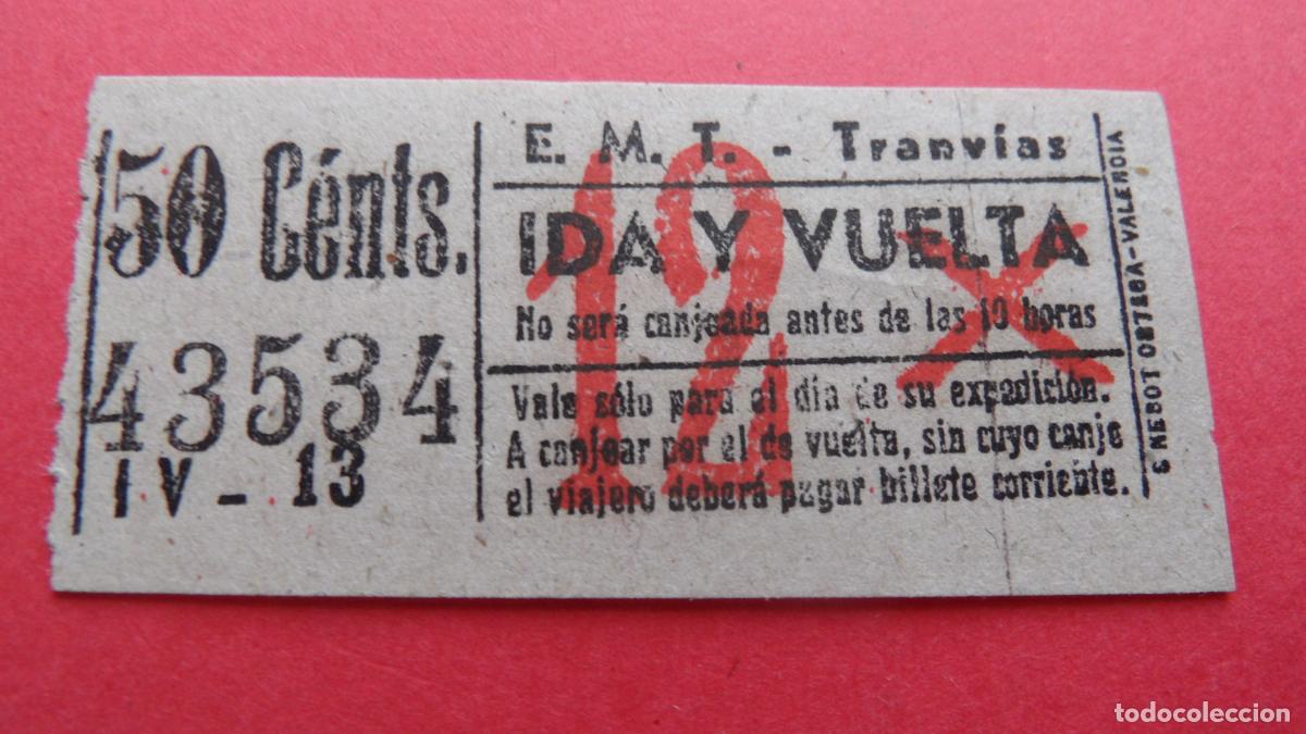 Collectionnisme Billets de transport: REF: TRMAD_EMT_TRAN - EMPRESA MUNICIPAL DE TRANSPORTE TRANV&Iacute;AS - MADRID - 43534 CAPICUA LEE INTERI
