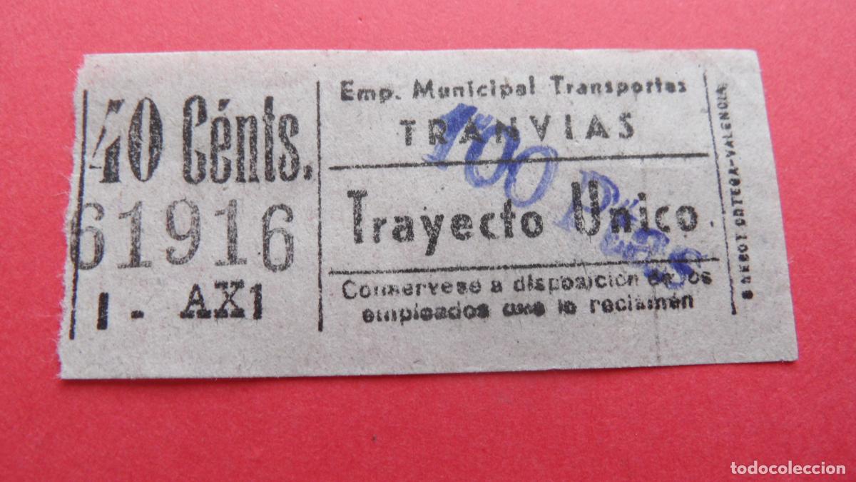Collectionnisme Billets de transport: REF: TRMAD_EMT_TRAN - EMPRESA MUNICIPAL DE TRANSPORTE TRANV&Iacute;AS - MADRID - 61916 CAPICUA LEE INTERI