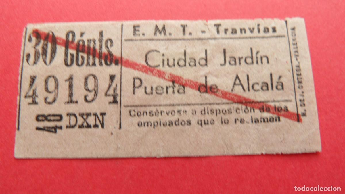 Collectionnisme Billets de transport: REF: TRMAD_EMT_TRAN - EMPRESA MUNICIPAL DE TRANSPORTE TRANV&Iacute;AS - MADRID - 49194 CAPICUA LEE INTERI