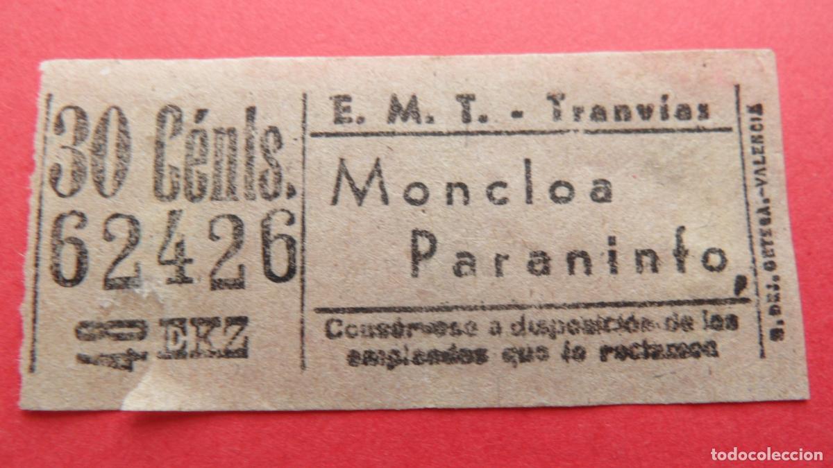 Collectionnisme Billets de transport: REF: TRMAD_EMT_TRAN - EMPRESA MUNICIPAL DE TRANSPORTE TRANV&Iacute;AS - MADRID - 62426 CAPICUA LEE INTERI