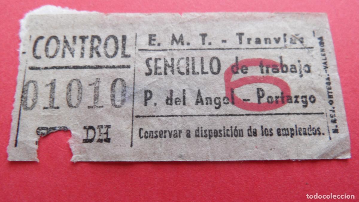 Collectionnisme Billets de transport: REF: TRMAD_EMT_TRAN - EMPRESA MUNICIPAL DE TRANSPORTE TRANV&Iacute;AS - MADRID - 01010 CAPICUA LEE INTERI