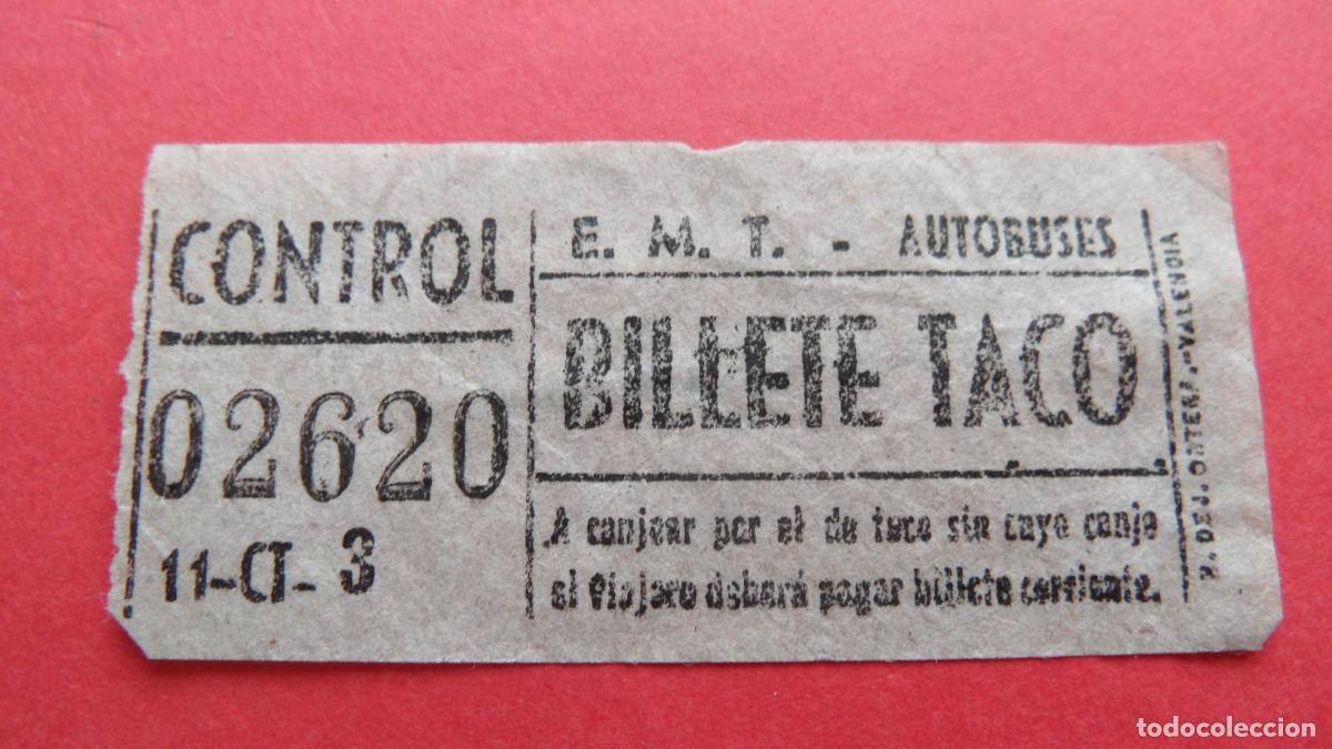 Collectionnisme Billets de transport: REF: TRMAD_EMT_AUTO E.M.T. EMPRESA MUNICIPAL DE TRANSPORTE AUTOBUSES MADRID 02620 CAPICUA LEEINTER