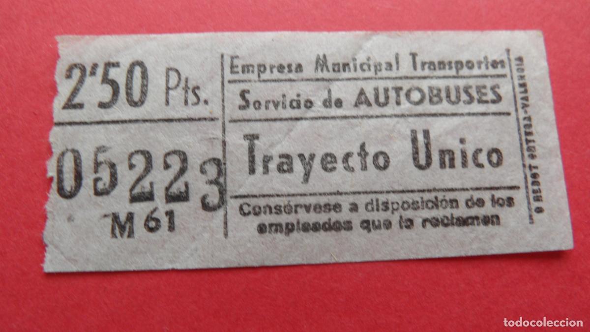 Collectionnisme Billets de transport: REF: TRMAD_EMT_AUTO E.M.T. EMPRESA MUNICIPAL DE TRANSPORTE AUTOBUSES MADRID LEEINTER