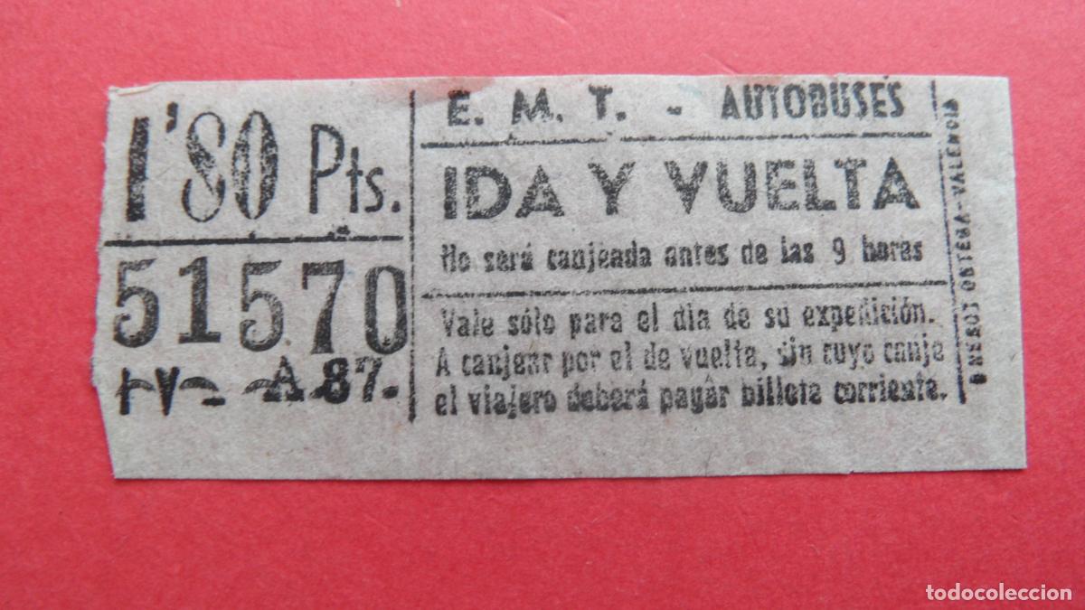 Collectionnisme Billets de transport: REF: TRMAD_EMT_AUTO E.M.T. EMPRESA MUNICIPAL DE TRANSPORTE AUTOBUSES MADRID LEEINTER