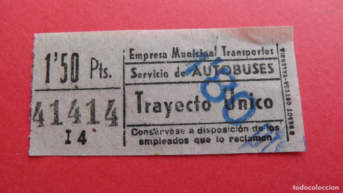 Collectables Transport Tickets: REF: TRMAD_EMT_AUTO E.M.T. EMPRESA MUNICIPAL DE TRANSPORTE AUTOBUSES MADRID 41414 CAPICUA LEEINTER