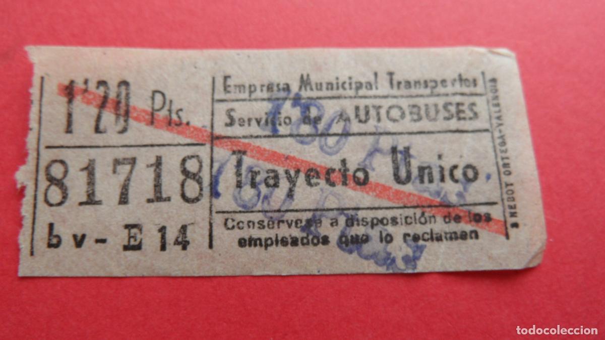 Collectables Transport Tickets: REF: TRMAD_EMT_AUTO E.M.T. EMPRESA MUNICIPAL DE TRANSPORTE AUTOBUSES MADRID 81718 CAPICUA LEEINTER