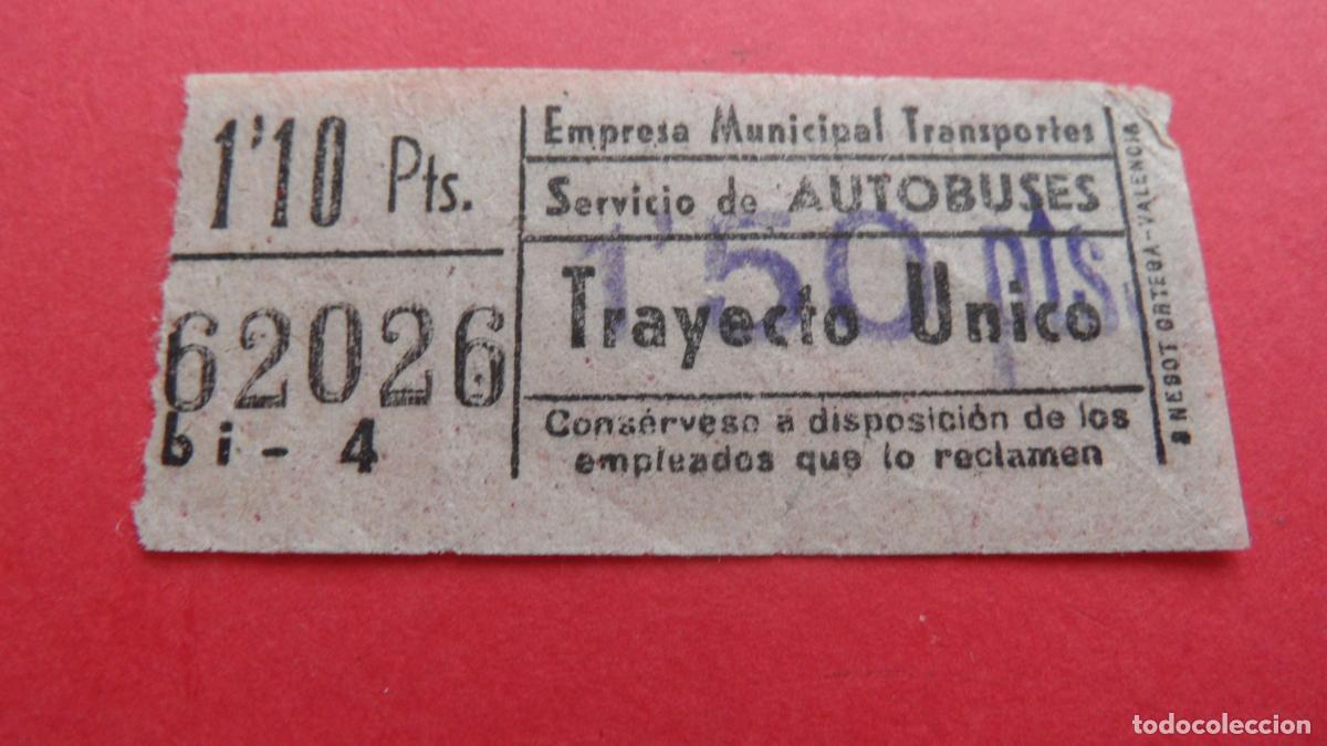 Collectables Transport Tickets: REF: TRMAD_EMT_AUTO E.M.T. EMPRESA MUNICIPAL DE TRANSPORTE AUTOBUSES MADRID 62026 CAPICUA LEEINTER