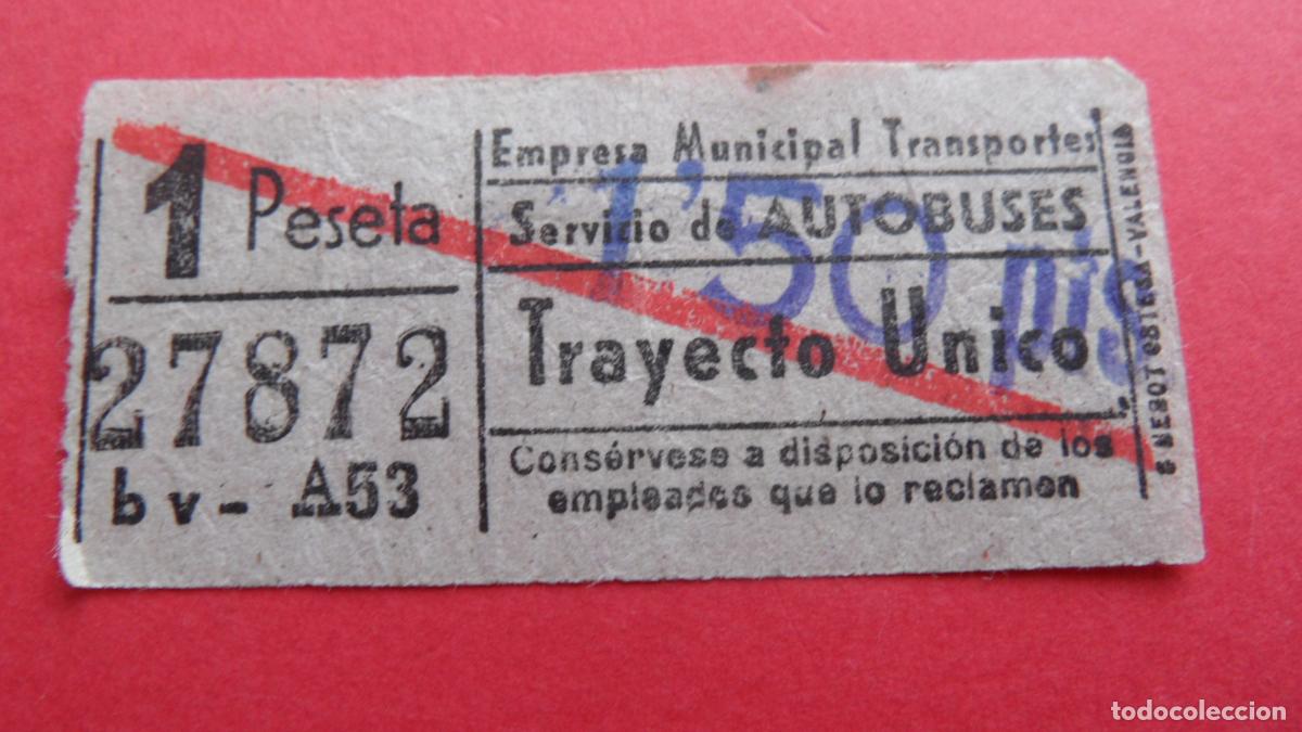 Collectables Transport Tickets: REF: TRMAD_EMT_AUTO E.M.T. EMPRESA MUNICIPAL DE TRANSPORTE AUTOBUSES MADRID 27872 CAPICUA LEEINTER