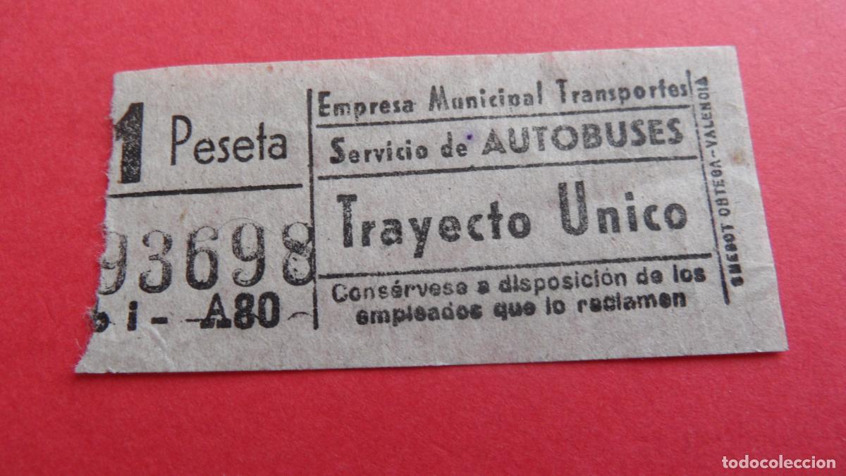 Collectables Transport Tickets: REF: TRMAD_EMT_AUTO E.M.T. EMPRESA MUNICIPAL DE TRANSPORTE AUTOBUSES MADRID LEEINTER