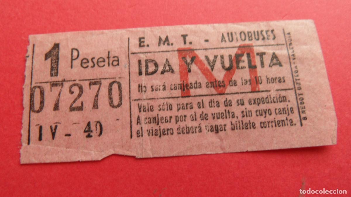 Collectionnisme Billets de transport: REF: TRMAD_EMT_AUTO E.M.T. EMPRESA MUNICIPAL DE TRANSPORTE AUTOBUSES MADRID 07270 CAPICUA LEEINTER