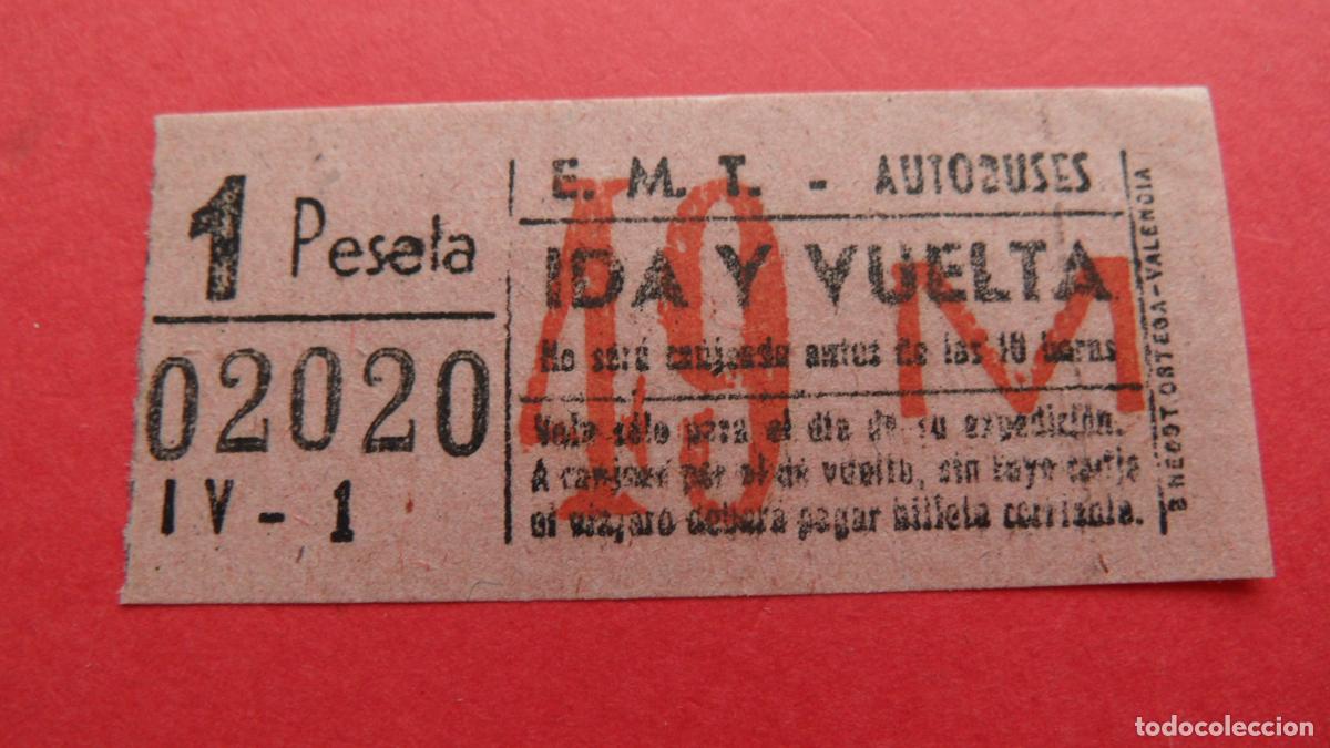 Collectionnisme Billets de transport: REF: TRMAD_EMT_AUTO E.M.T. EMPRESA MUNICIPAL DE TRANSPORTE AUTOBUSES MADRID 02020 CAPICUA LEEINTER