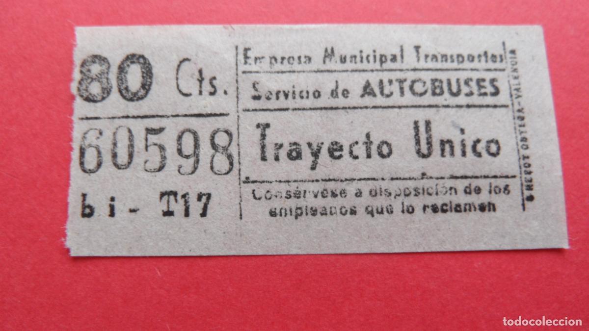 Collectionnisme Billets de transport: REF: TRMAD_EMT_AUTO E.M.T. EMPRESA MUNICIPAL DE TRANSPORTE AUTOBUSES MADRID LEEINTER