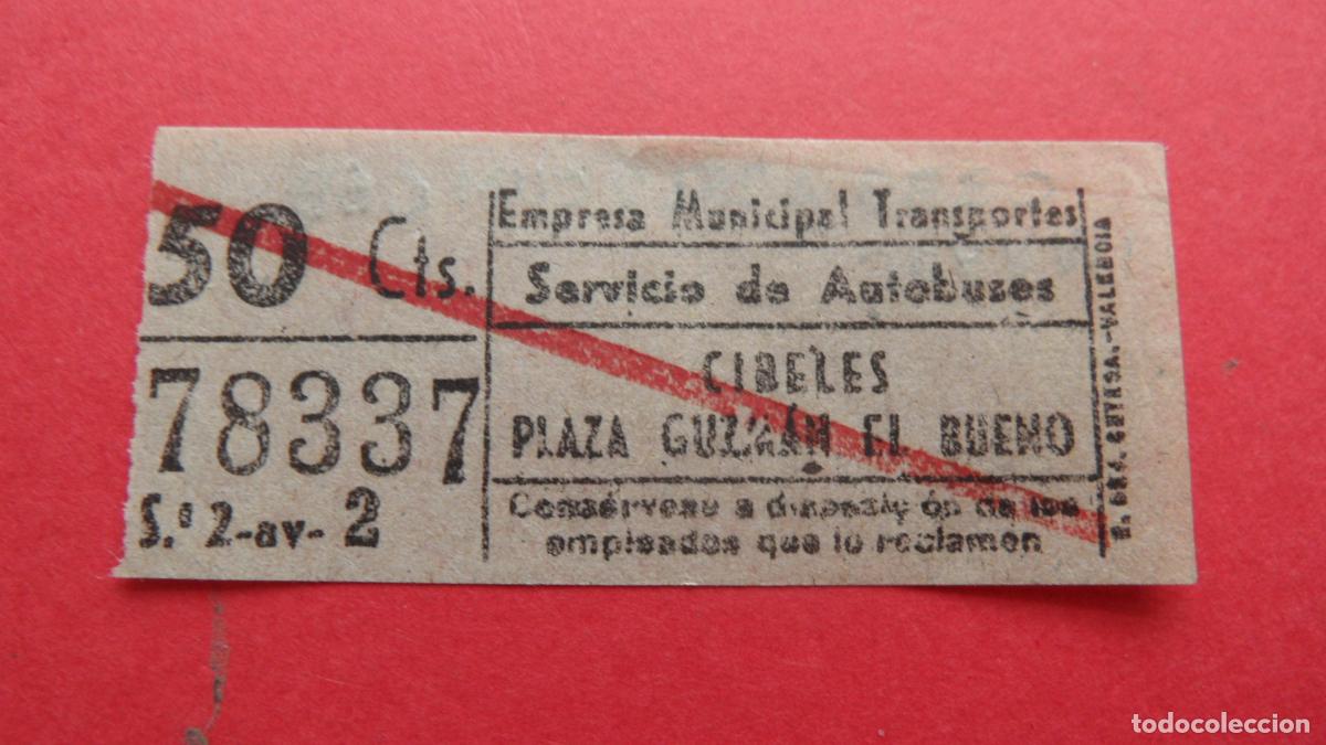 Collectionnisme Billets de transport: REF: TRMAD_EMT_AUTO E.M.T. EMPRESA MUNICIPAL DE TRANSPORTE AUTOBUSES MADRID LEEINTER