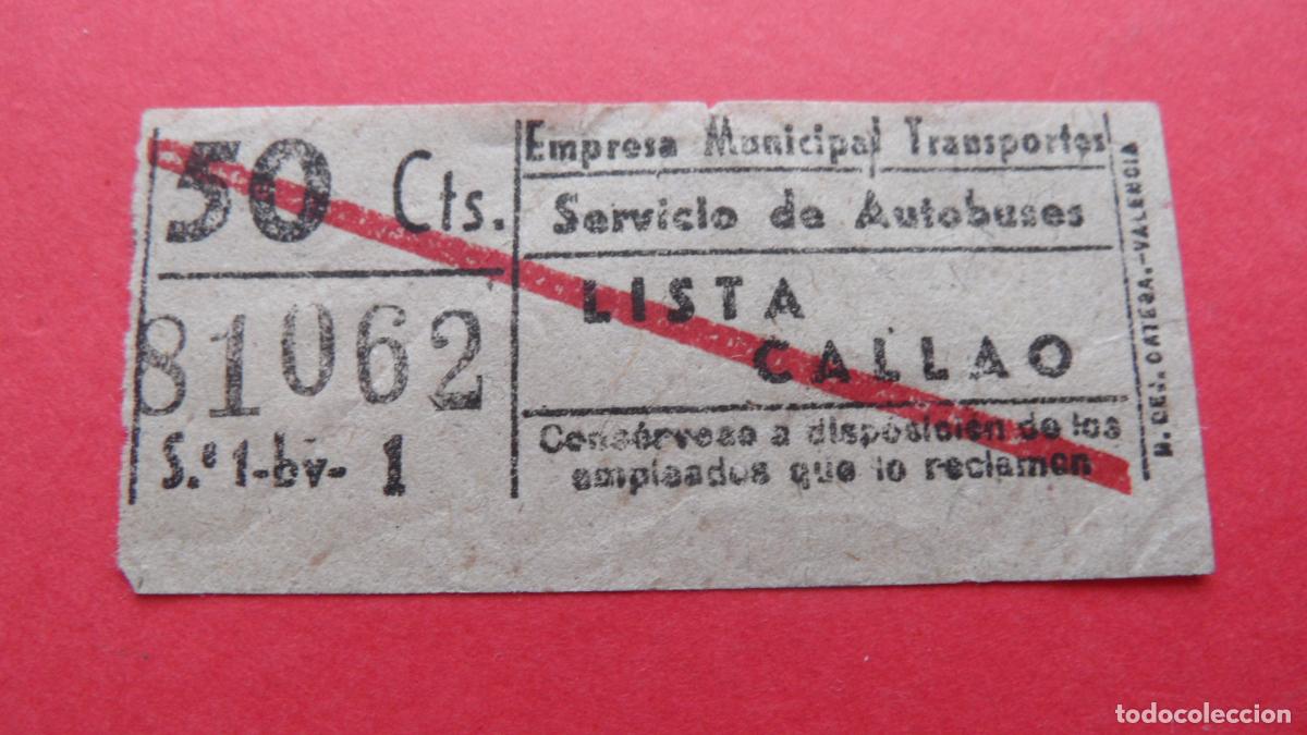 Collectionnisme Billets de transport: REF: TRMAD_EMT_AUTO E.M.T. EMPRESA MUNICIPAL DE TRANSPORTE AUTOBUSES MADRID LEEINTER