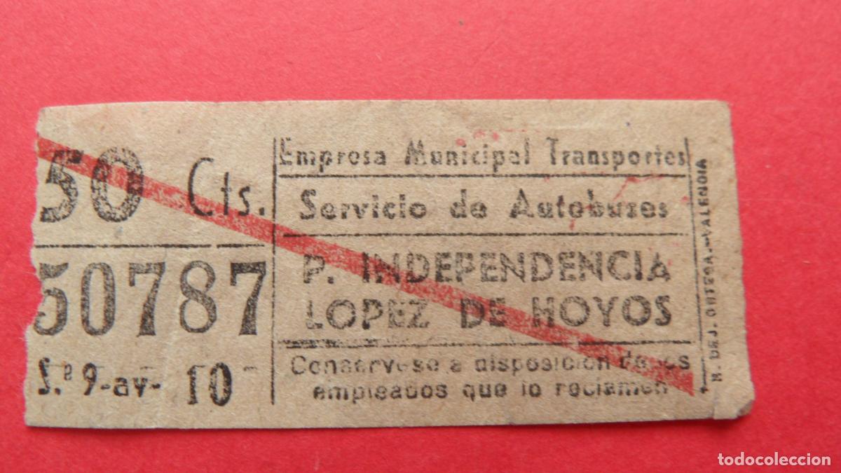 Collectionnisme Billets de transport: REF: TRMAD_EMT_AUTO E.M.T. EMPRESA MUNICIPAL DE TRANSPORTE AUTOBUSES MADRID LEEINTER