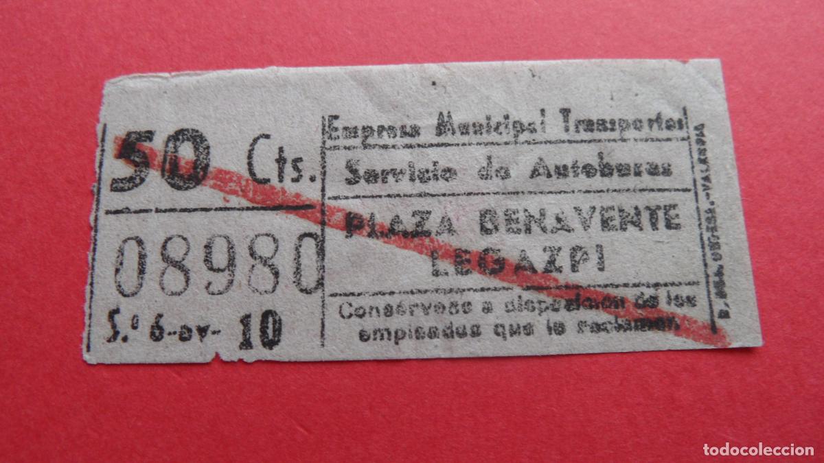 Collectionnisme Billets de transport: REF: TRMAD_EMT_AUTO E.M.T. EMPRESA MUNICIPAL DE TRANSPORTE AUTOBUSES MADRID 08980 CAPICUA LEEINTER