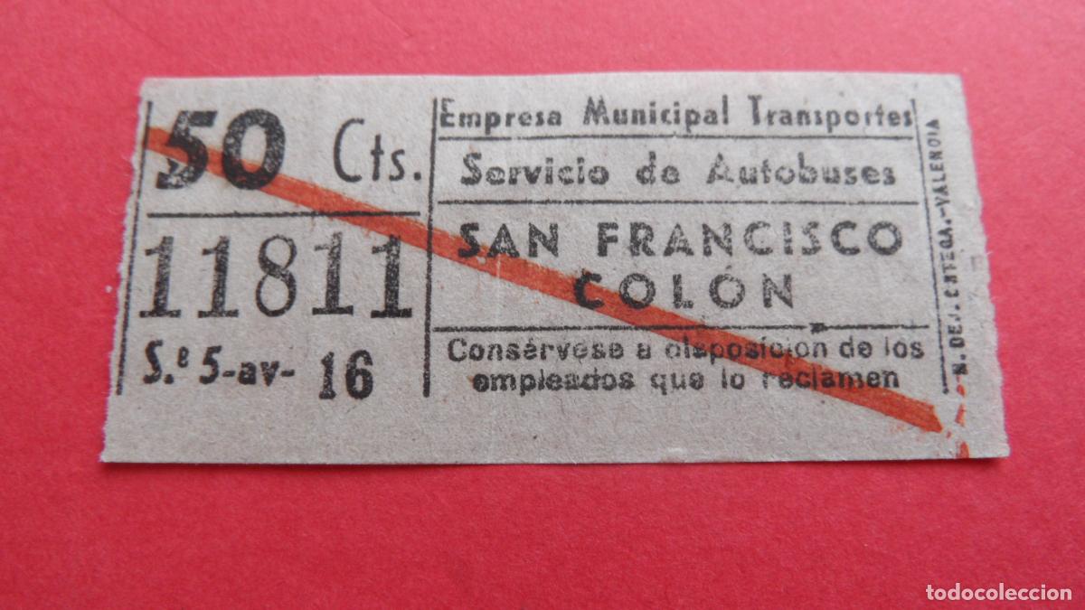 Coleccionismo Billetes de transporte: REF: TRMAD_EMT_AUTO E.M.T. EMPRESA MUNICIPAL DE TRANSPORTE AUTOBUSES MADRID 11811 CAPICUA LEEINTER