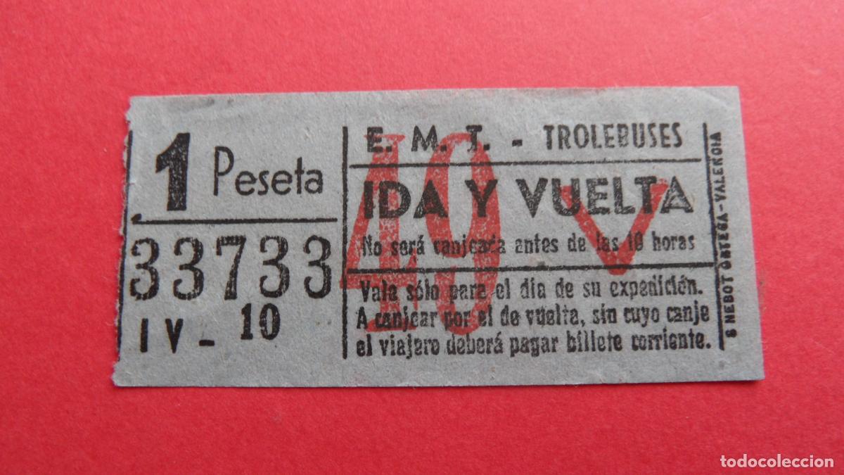 Sammeln von Fahrkarten: REF: TRMAD_EMT_TROL E.M.T. EMPRESA MUNICIPAL DE TRANSPORTE TROLEBUSES MADRID 33733 CAPICUA LEEINTER