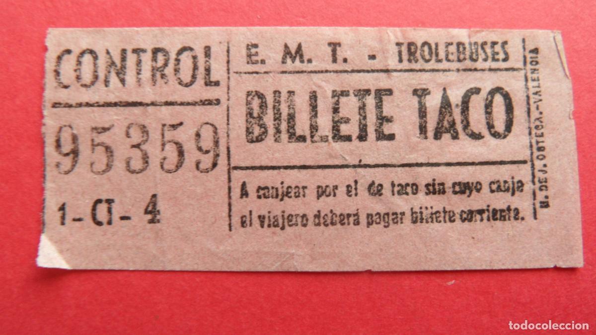 Sammeln von Fahrkarten: REF: TRMAD_EMT_TROL E.M.T. EMPRESA MUNICIPAL DE TRANSPORTE TROLEBUSES MADRID 95359 CAPICUA LEEINTER