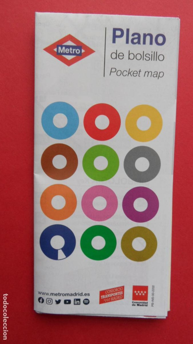 Coleccionismo Billetes de transporte: METRO MADRID EDICION JULIO 2022 - PLANO GUIA FERROCARRIL TRANVIA AUTOBUS