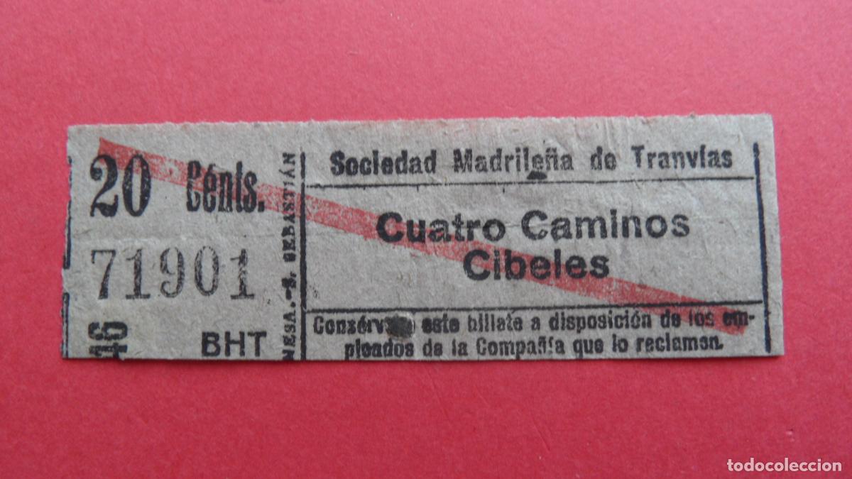 Sammeln von Fahrkarten: REF: TRMAD_SMT - S.M.T. SOCIEDAD MADRILE&Ntilde;A DE TRANV&Iacute;AS - MADRID LEEINTER Y TRAY