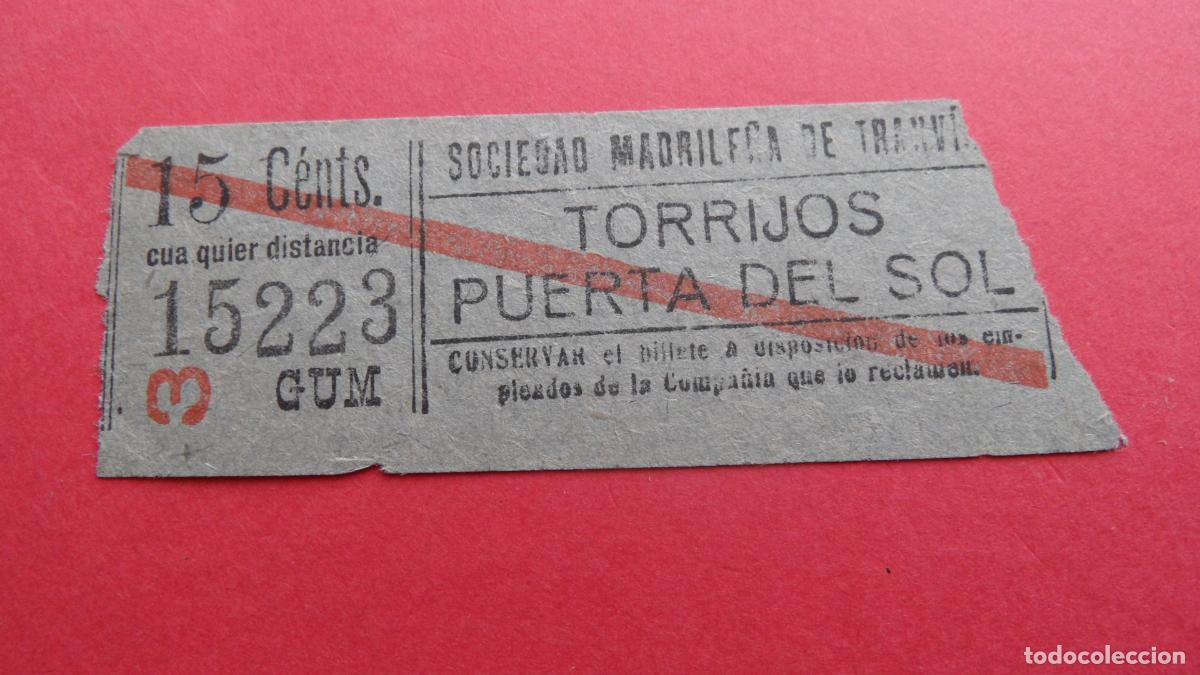 Collectionnisme Billets de transport: REF: TRMAD_SMT - S.M.T. SOCIEDAD MADRILE&Ntilde;A DE TRANV&Iacute;AS - MADRID LEEINTER Y TRAY