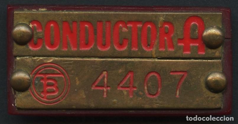 Collectionnisme Billets de transport: TRANV&Iacute;A, INSIGNIA, PLACA, CONDUCTOR, TRANV&Iacute;AS, AUTOBUSES DE BARCELONA