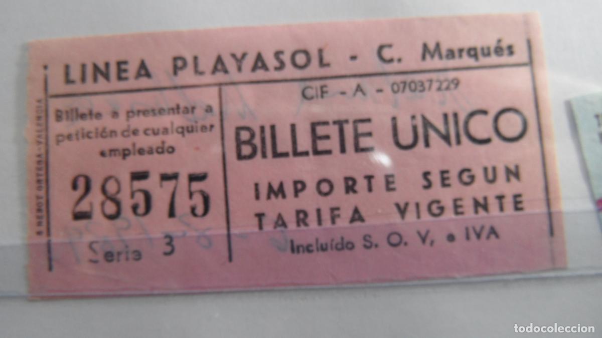 Colecionismos Bilhetes de Transporte: REF: MALL01 - LINEA PLAYASOL . PALMA MALLORCA BALEARES MENORCA IBIZA - LEEINTERIOR
