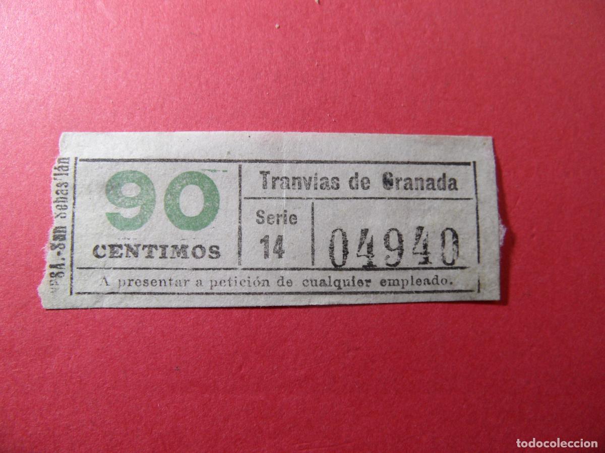 Collectionnisme Billets de transport: REF: CYCOLESP01 - Ref: GRA_01 - TRANVIAS DE GRANADA VER TRAYECTOS COLECCION - 04940 CAPICUA LEERINT