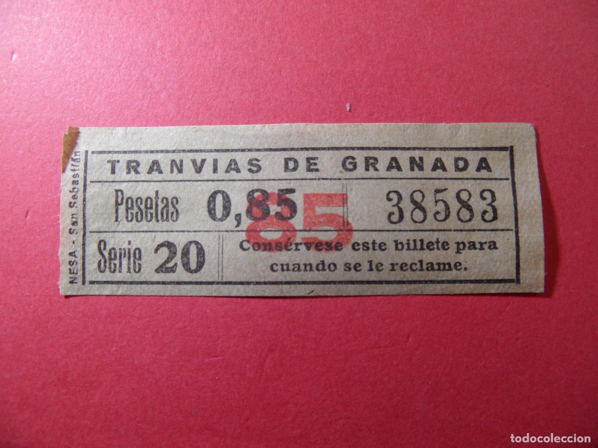 Collectionnisme Billets de transport: REF: CYCOLESP01 - Ref: GRA_01 - TRANVIAS DE GRANADA VER TRAYECTOS COLECCION - 38583 CAPICUA LEERINT