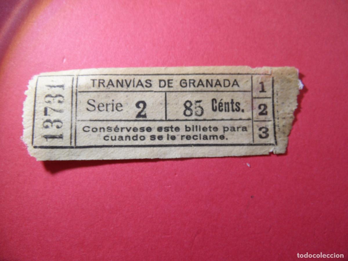 Collectionnisme Billets de transport: REF: CYCOLESP01 - Ref: GRA_01 - TRANVIAS DE GRANADA VER TRAYECTOS COLECCION - 13731 CAPICUA LEERINT