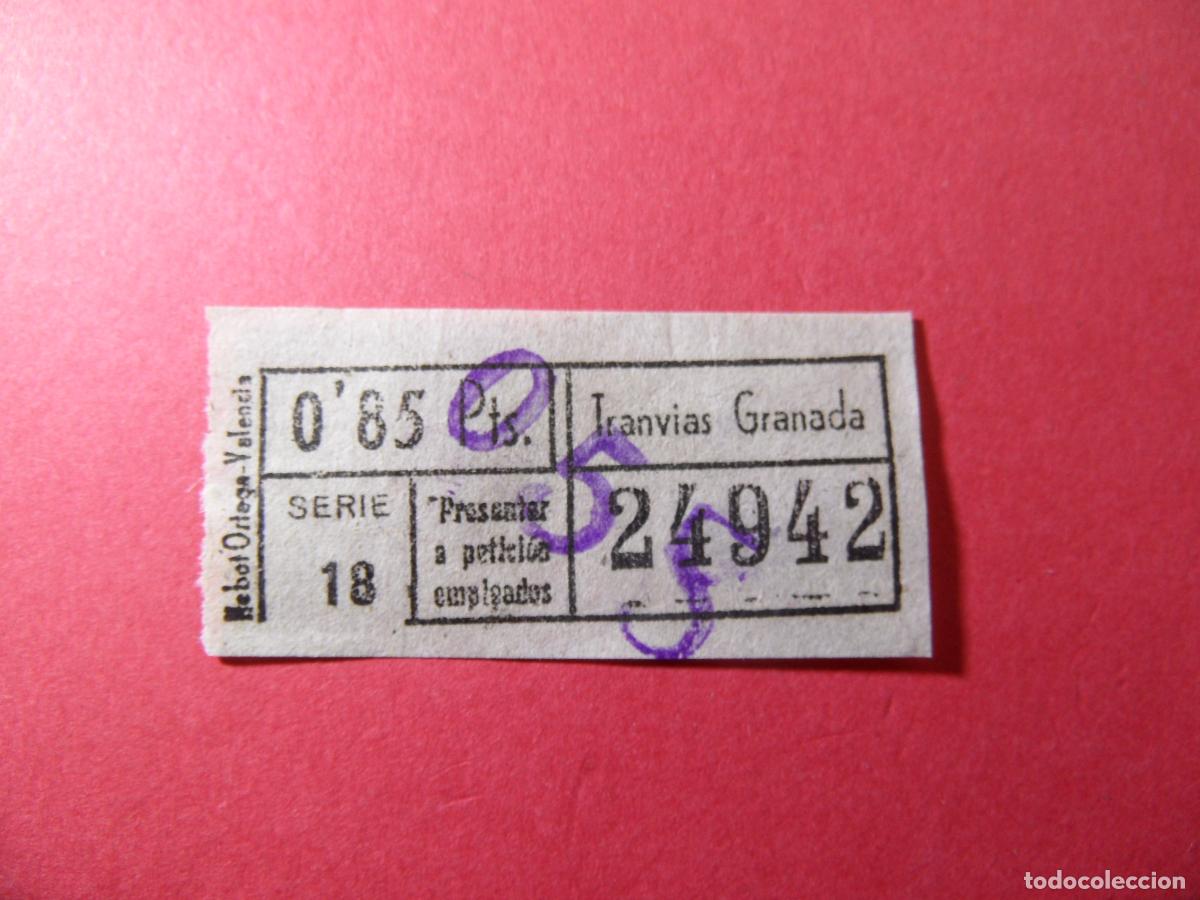 Collectionnisme Billets de transport: REF: CYCOLESP01 - Ref: GRA_01 - TRANVIAS DE GRANADA VER TRAYECTOS COLECCION - 24942 CAPICUA LEERINT