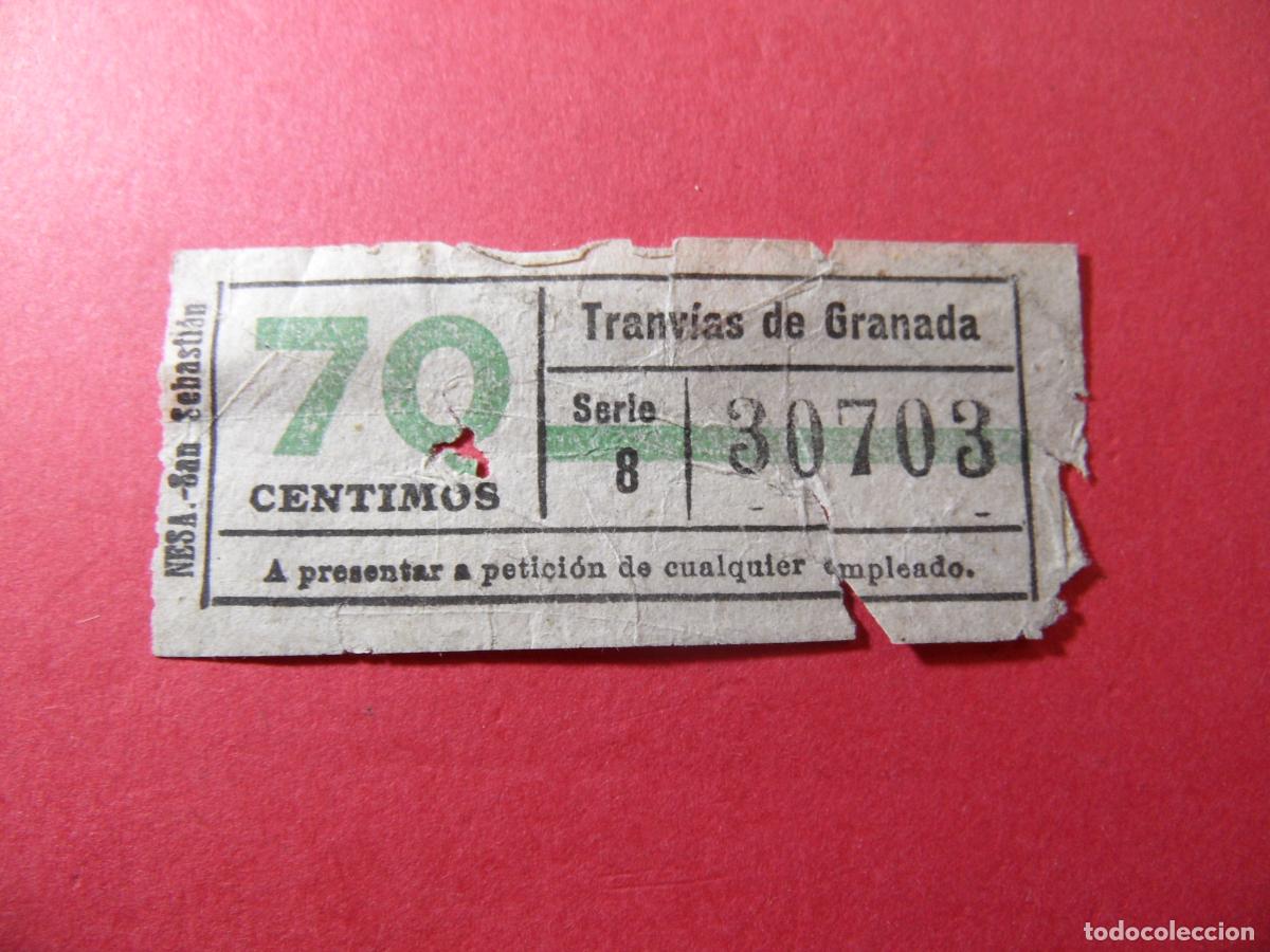 Collectionnisme Billets de transport: REF: CYCOLESP01 - Ref: GRA_01 - TRANVIAS DE GRANADA VER TRAYECTOS COLECCION - 30703 CAPICUA LEERINT