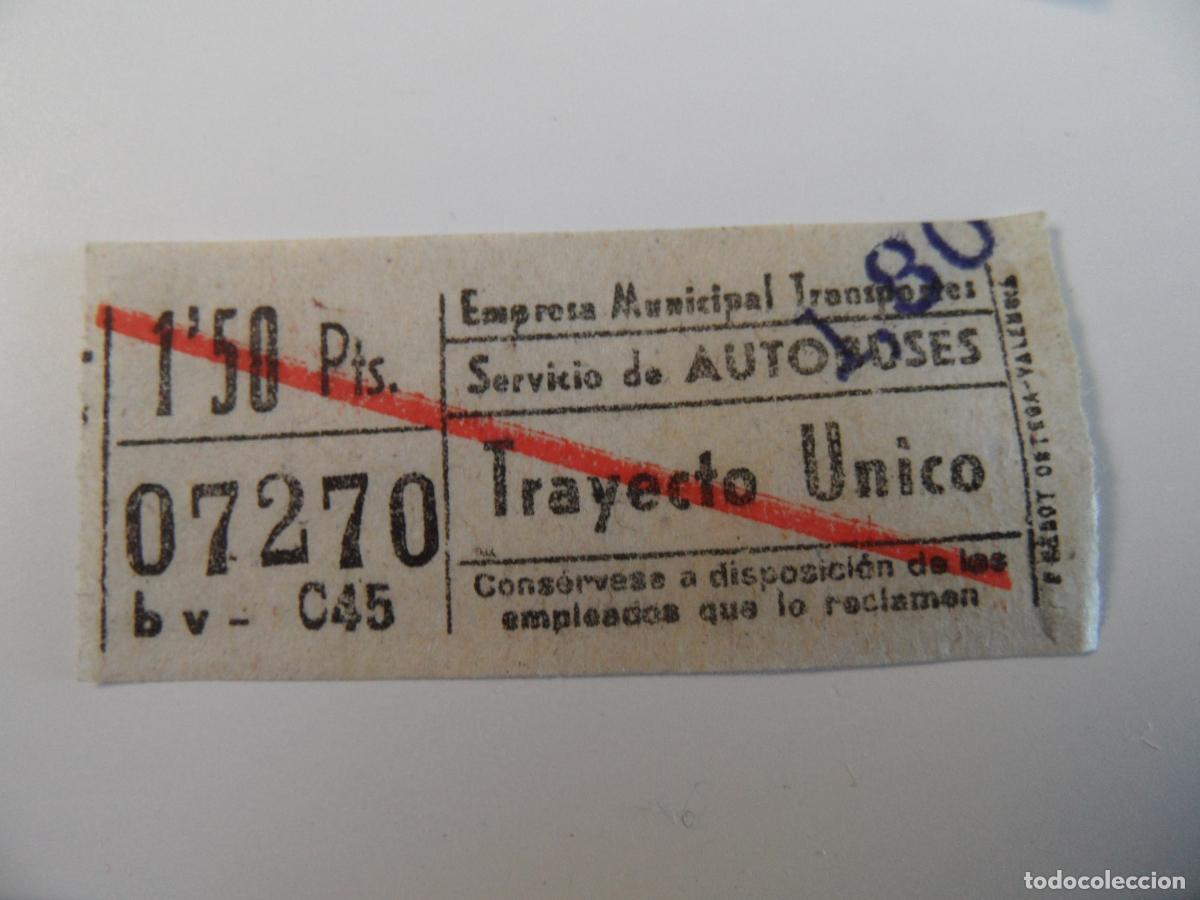 Coleccionismo Billetes de transporte: TRMAD_EMT_AUTO - EMPRESA MUNICIPAL DE TRANSPORTE AUTOBUSES EMT - 07270 CAPICUA LEEINTE Y TRA