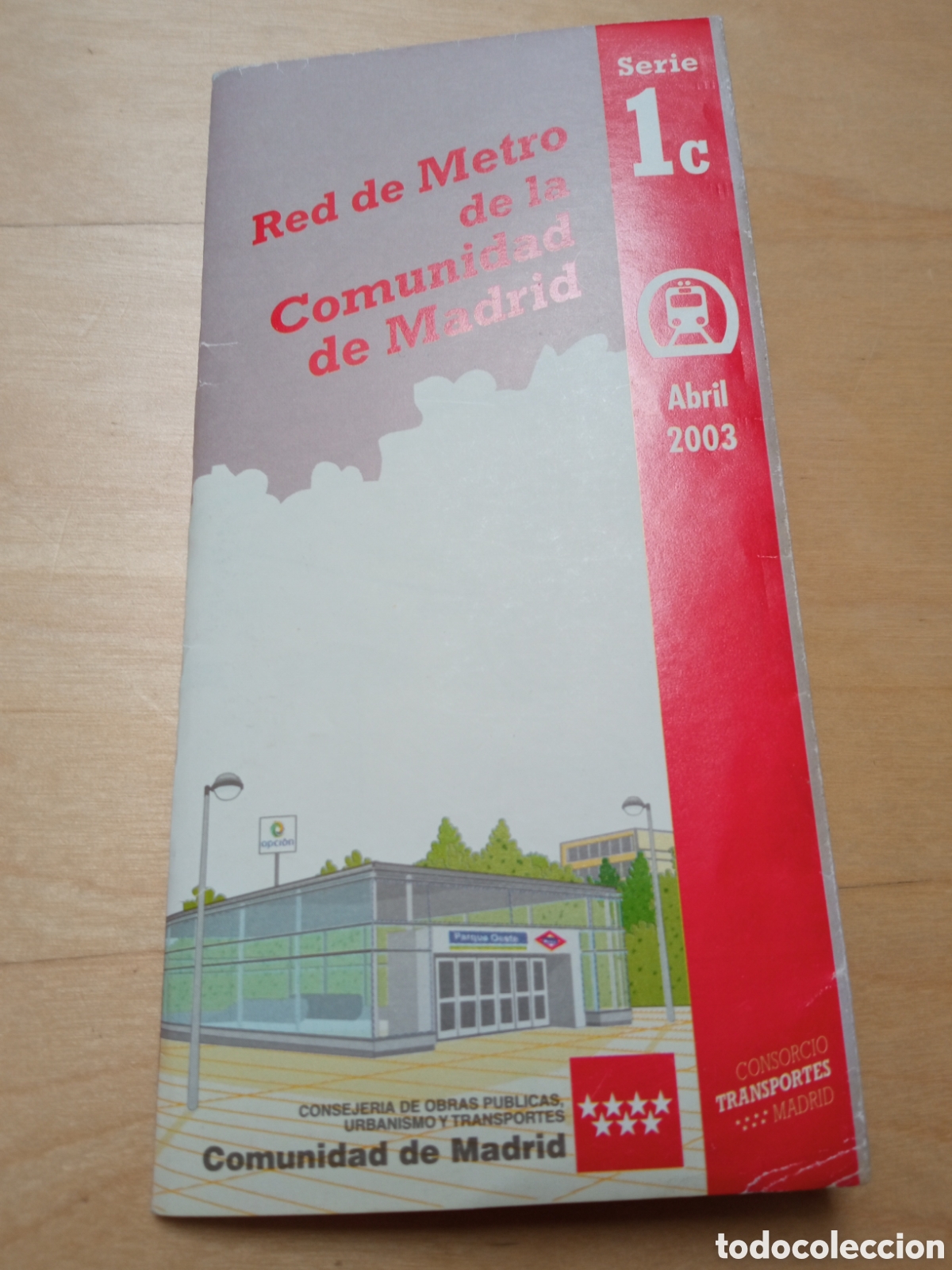 Colecionismos Bilhetes de Transporte: Plano metro Comunidad de Madrid serie 1c abril 2003