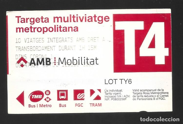 Collectables Transport Tickets: 1 billete de transporte de Barcelona usado en buen estado 19/01/2026