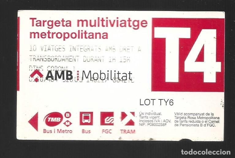 Collectables Transport Tickets: 1 billete de transporte de Barcelona usado en buen estado 19/01/2026