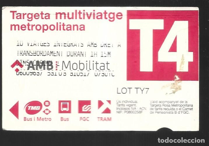 Collectables Transport Tickets: 1 billete de transporte de Barcelona usado en buen estado 19/01/2026
