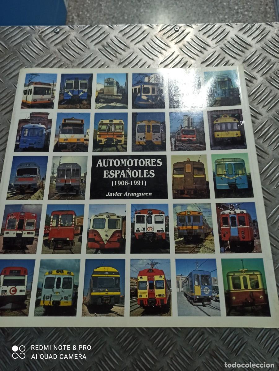 Coleccionismo billetes de transporte: Ferrocarril.Automotores españoles. 608 páginas