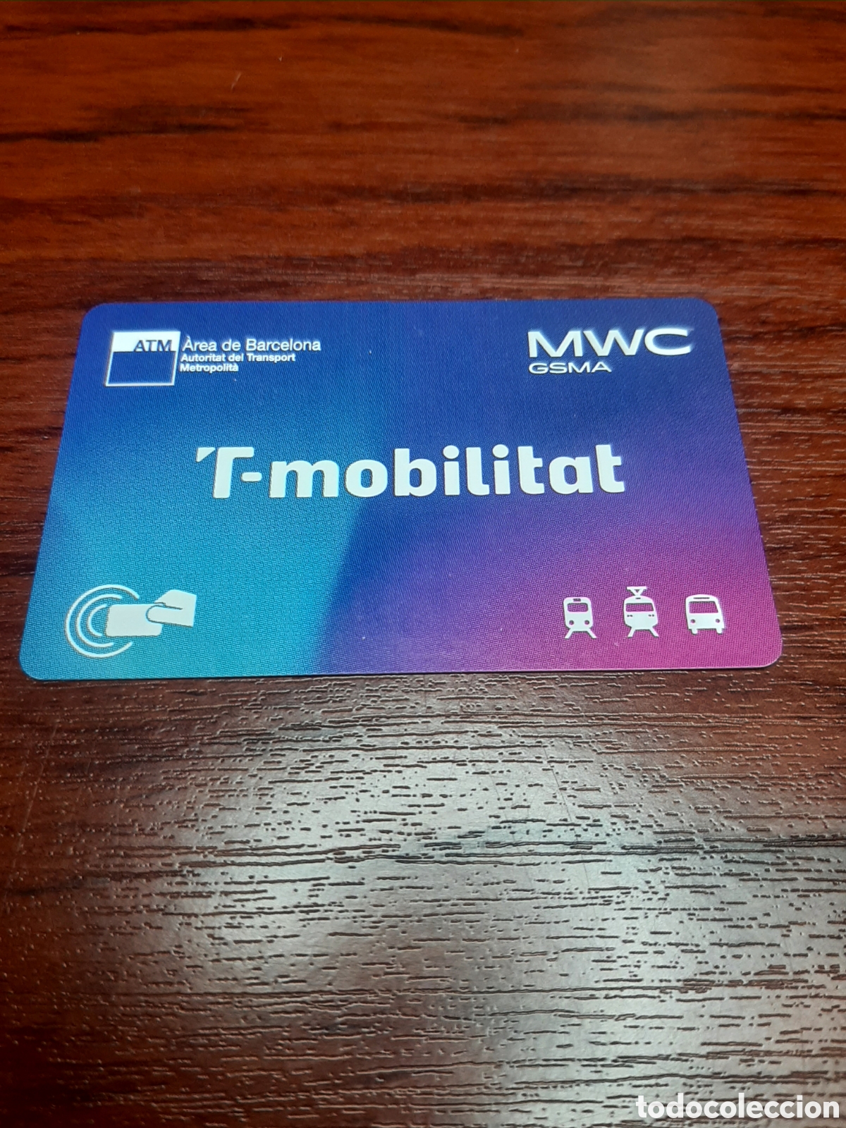 Coleccionismo Billetes de transporte: TARJETA TRANSPORTE T-MOBILITAT MWC 2026 CONGRESO M&Oacute;VILES