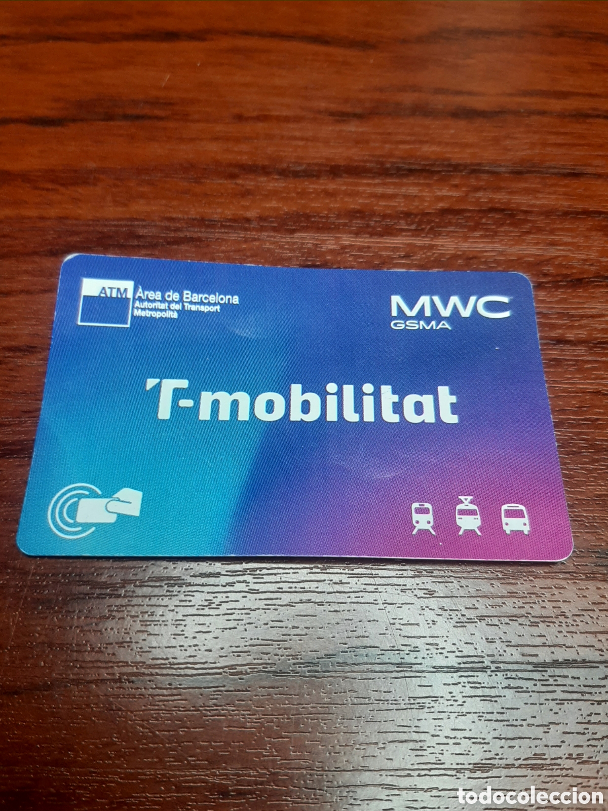 Coleccionismo Billetes de transporte: TARJETA TRANSPORTE T-MOBILITAT MWC 2026 CONGRESO M&Oacute;VILES