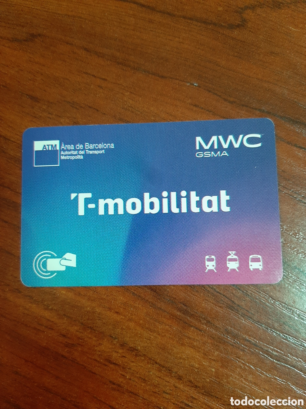 Coleccionismo Billetes de transporte: TARJETA TRANSPORTE T-MOBILITAT MWC 2026 CONGRESO M&Oacute;VILES