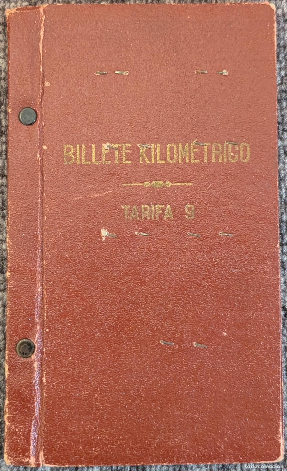 Coleccionismo Billetes de transporte: Billete Kilom&eacute;trico ,- Tarifa S (1953)