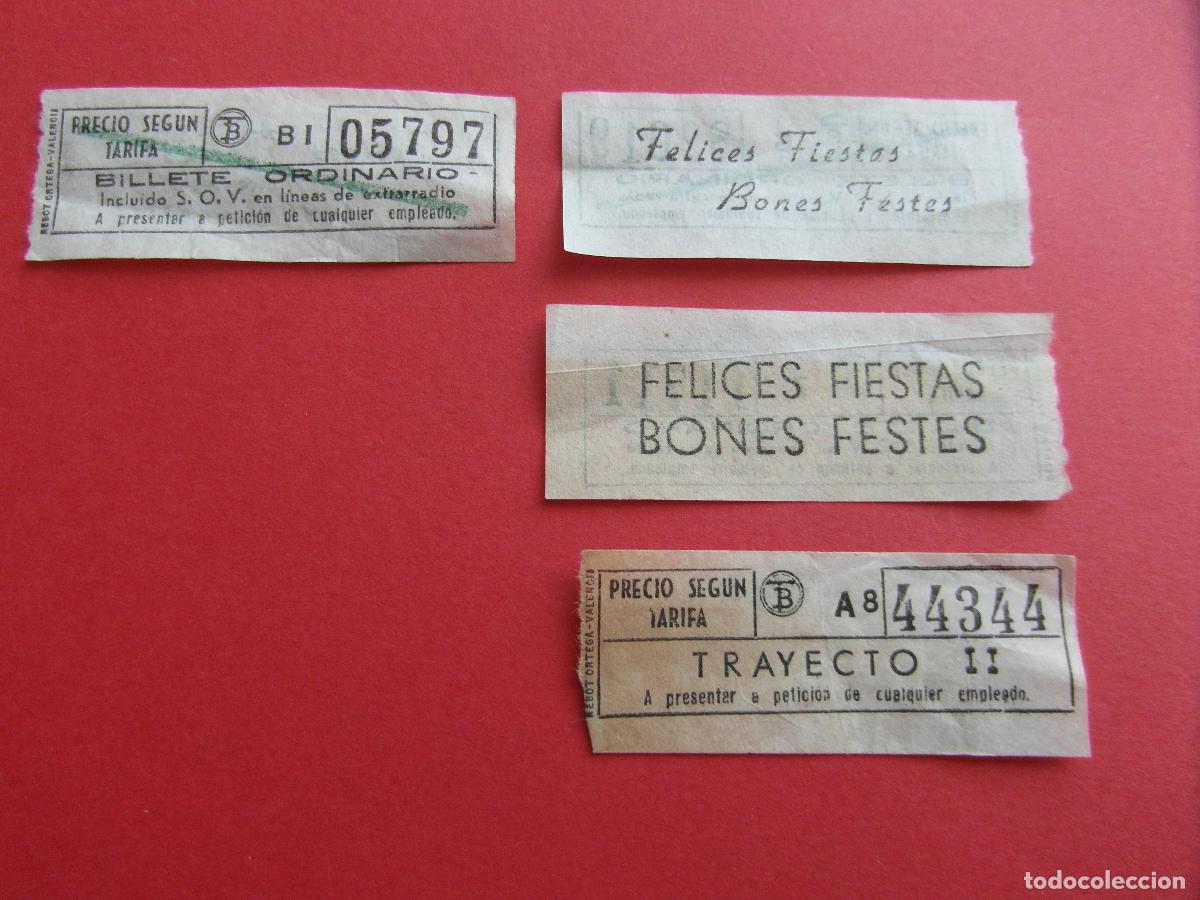 Coleccionismo Billetes de transporte: LOTE 3 BILLETE TB TRANVIAS TRANSPORTES BARCELONA - NAVIDAD FELICES FIESTA Y TRAYECTO II