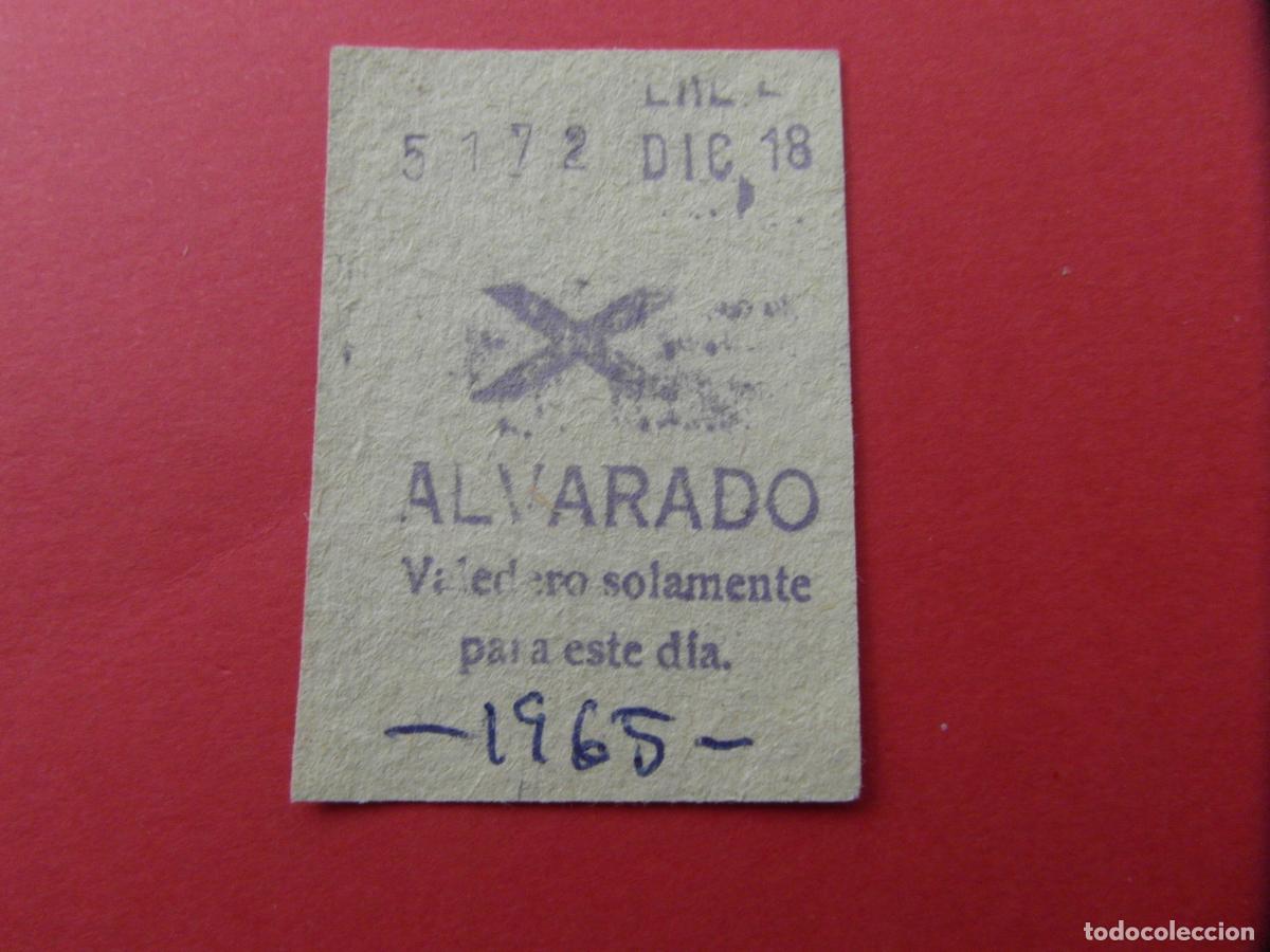 Coleccionismo Billetes de transporte: ref: REFMM01 - METRO MADRID - ALVARADO B-7 - MODELO CRUZ X O ASPA - LEER INTERIOR