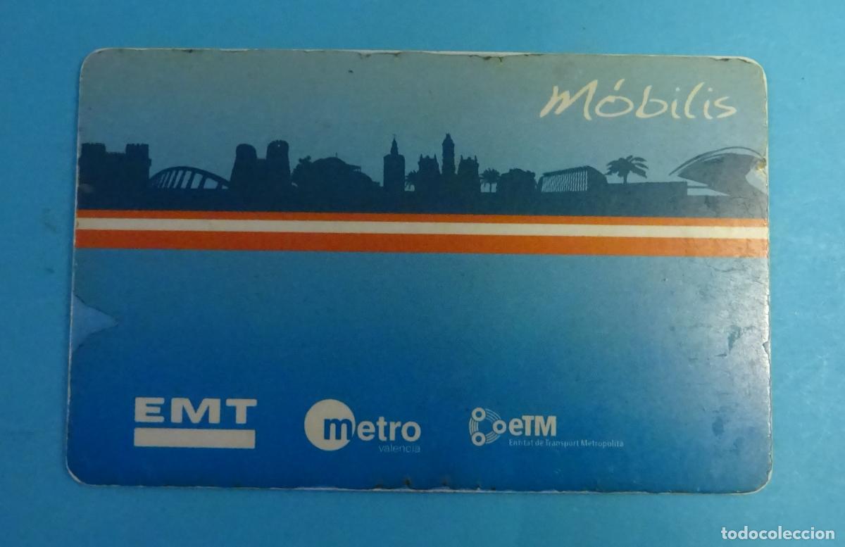 Coleccionismo Billetes de transporte: TARJETA M&Oacute;BILIS EMT VALENCIA